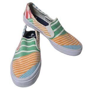 Sperry Crest Women's Slip On Shoes Stripe Size 8.5 #STS86257